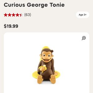 Curious George Tonie